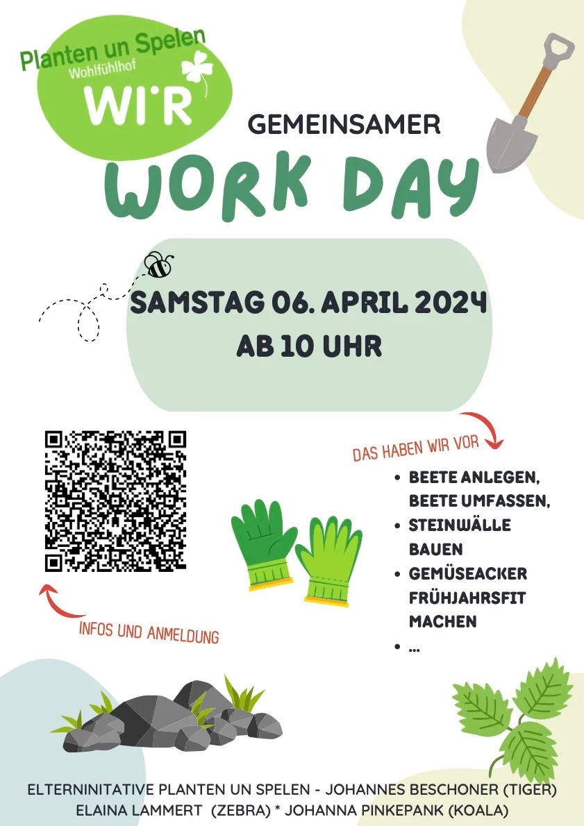 Planten Un Spelen  Work Day April 24