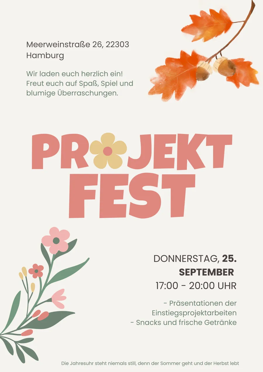 Plakat Projektfest
