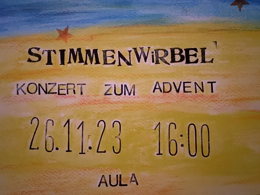 Plakat Adventskonzert 261123